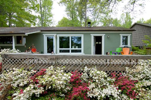 Before After Outdoor Deck Wooden Lattice Porch Backyard Garden