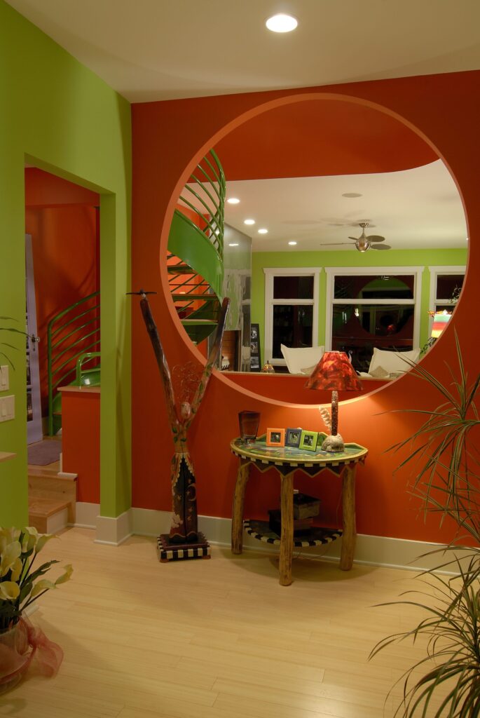 Before After Renovation Art Deco Home Hallway