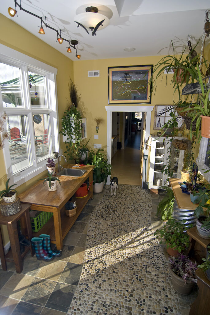 Before After Renovation Art Deco Home Mudroom