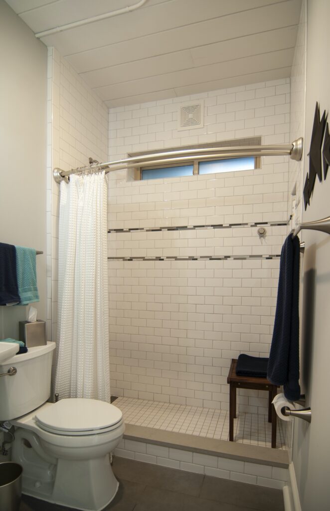 Before After Renovation Basement Bathroom