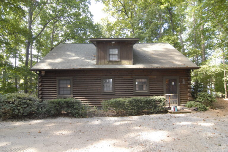 Before After Renovation Log Cabin Entrance