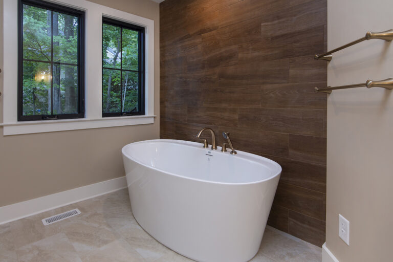 Before After Renovation Luxury Soaking Tub