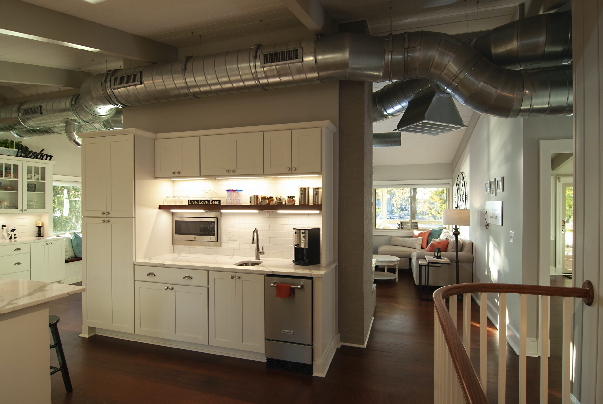 Before After Renovation Modern Industrial Style Kitchen