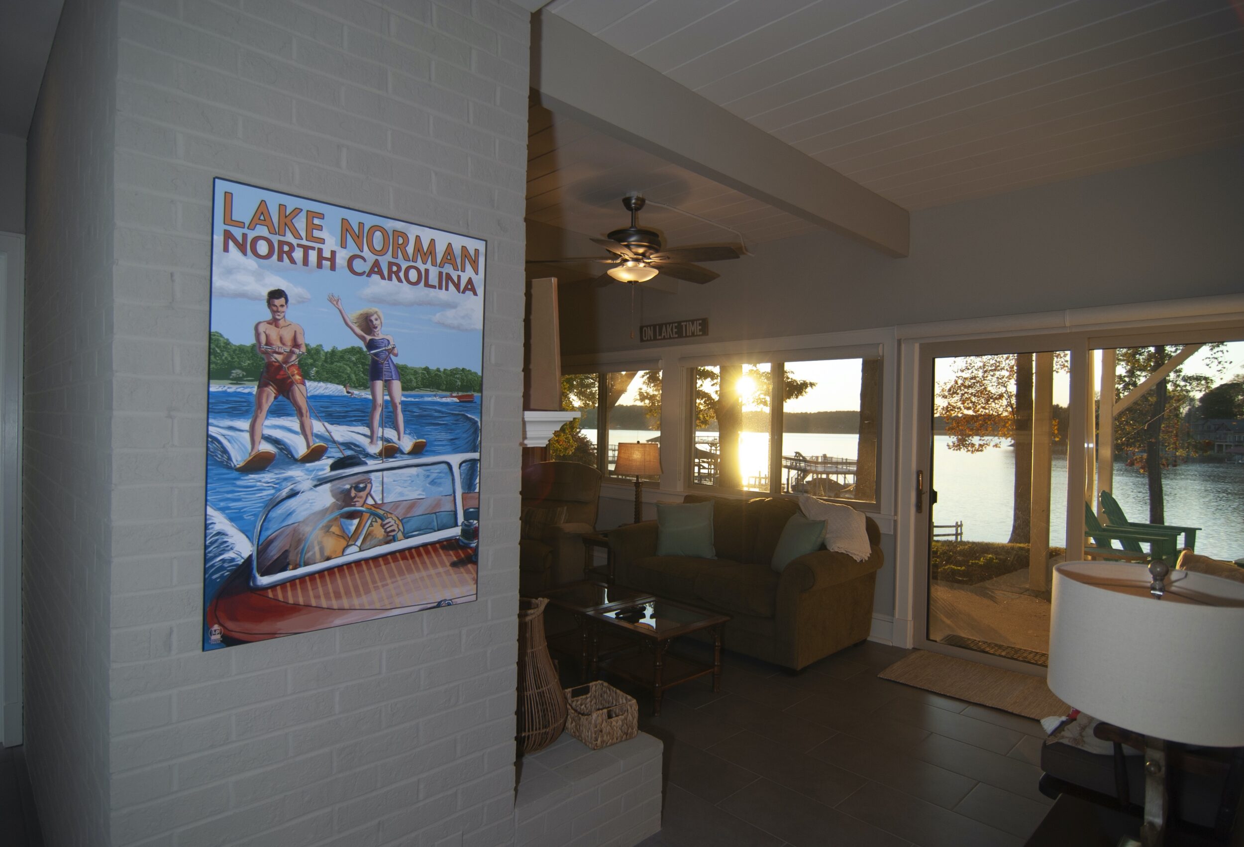 Before After Renovation Walkout Basement Lakefront