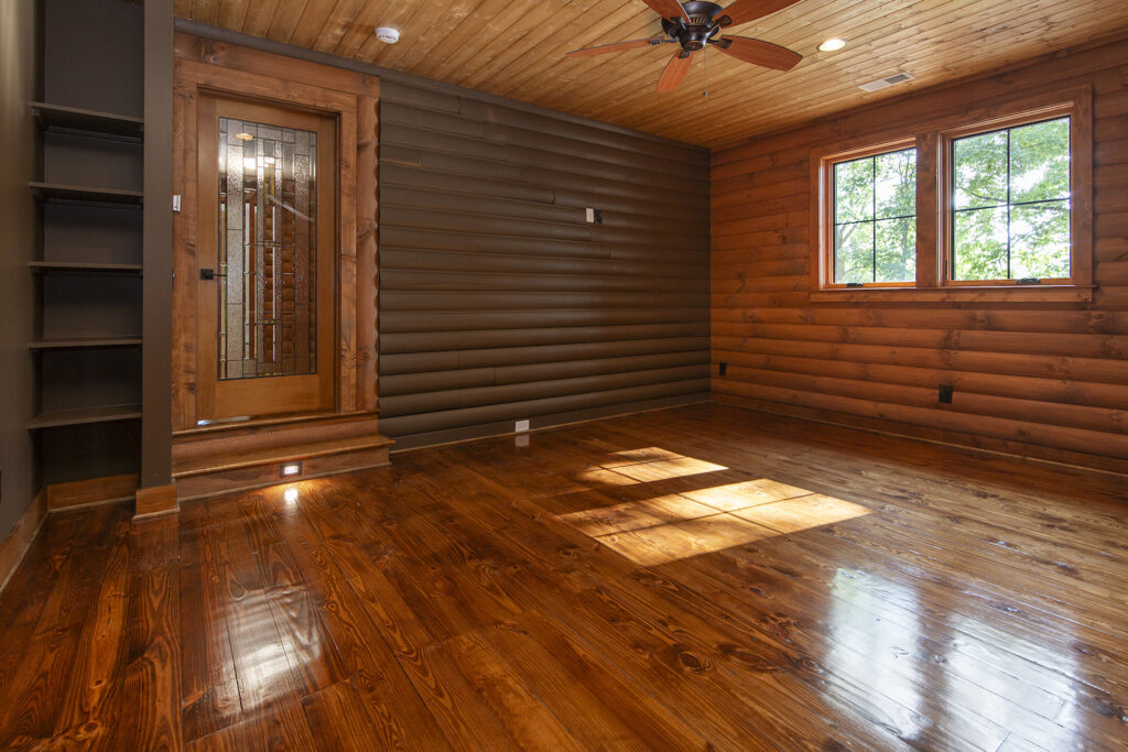 Custom Log Cabin Bonus Room