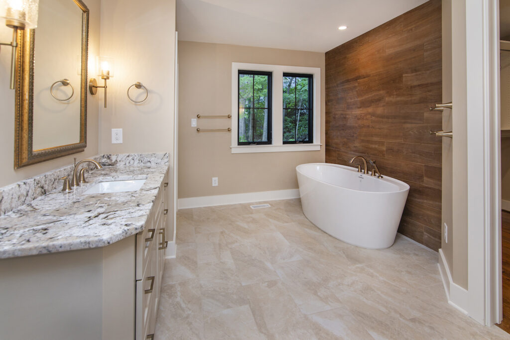 Luxury Soaking Tub Bathroom