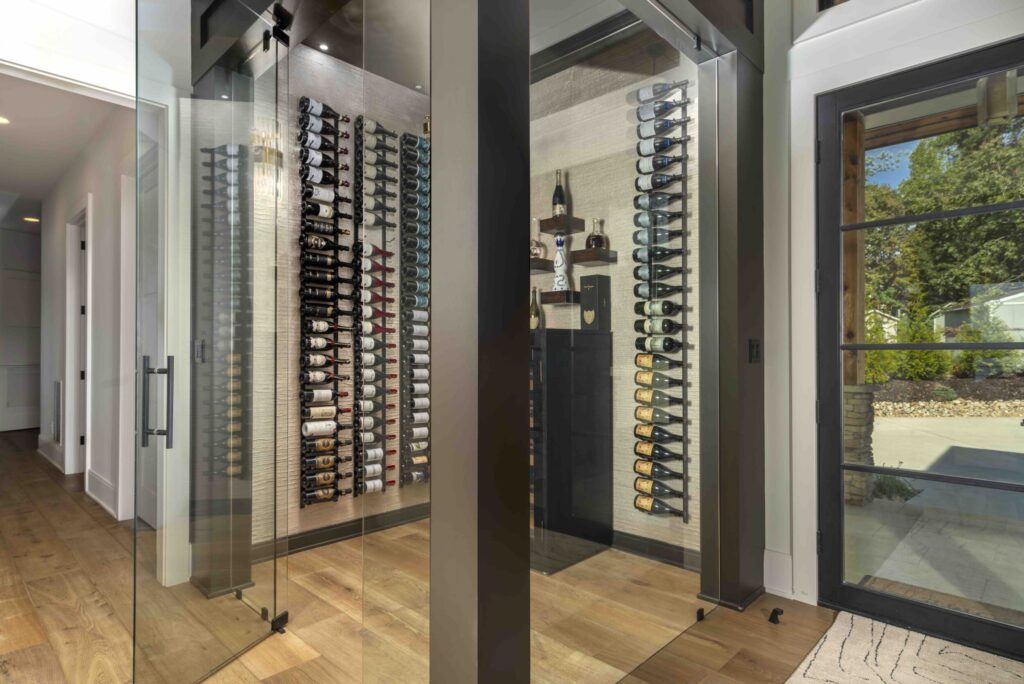 Charlotte Home Builder Wine Room We