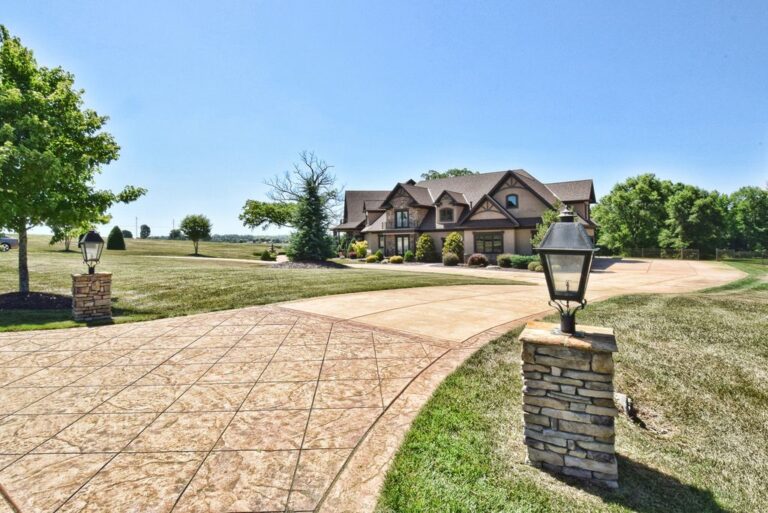 Stucco And Stone House