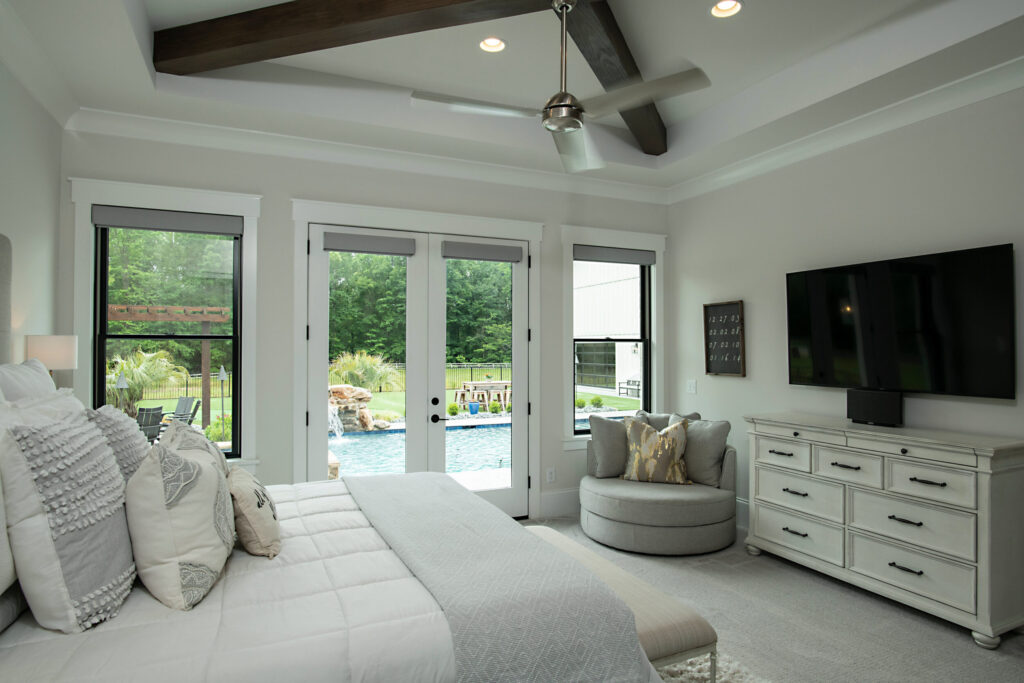 White Master Bedroom